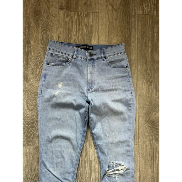 Express Women’s High-rise Skinny Jeans Legging Size 4R - Picture 5 of 8